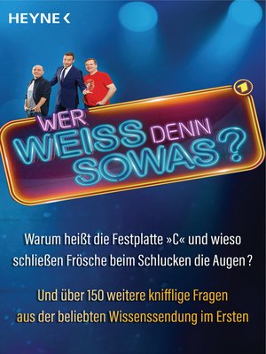 cover image of Wer weiß denn sowas?